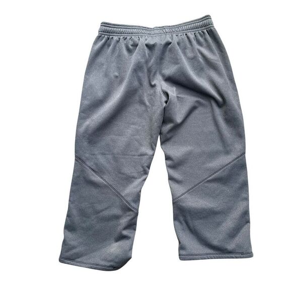 Under Armour Women's Cozy Gray Fleece Sweatpants XL Relaxed Fit Pockets - Picture 2 of 5